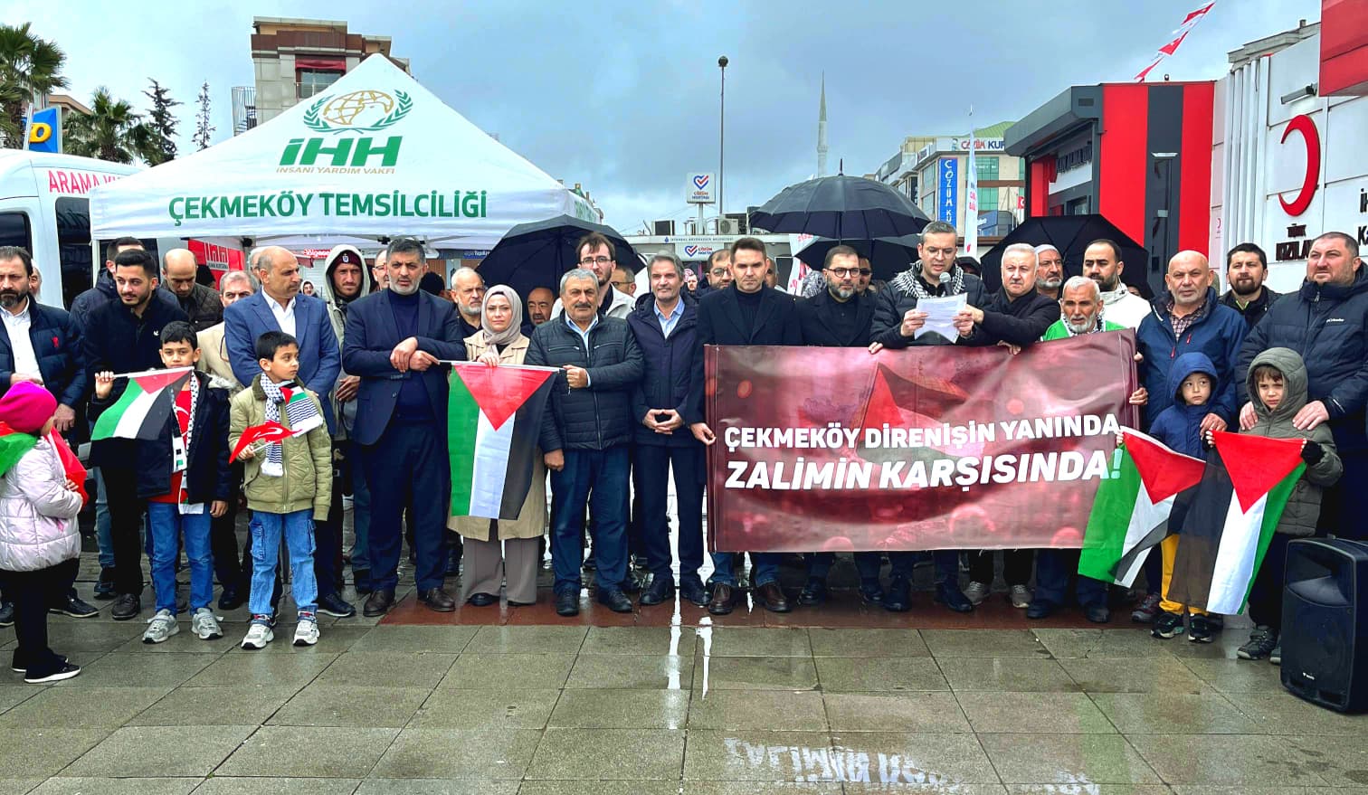 ÇEKMEKÖY’DEN DÜNYAYA DAYANIŞMA MESAJI: "ZULME KARŞI SUMUD, MAZLUMLARA UMUT!"